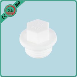 No Calcification Plastic Pipe Plugs , PPR Threaded Pipe Plug Male Connection
